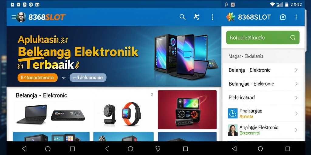 Tampilan antarmuka aplikasi 8368SLOT yang user-friendly dan fungsional.
