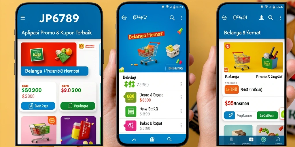 Tampilan antarmuka aplikasi JP6789 yang menarik dan mudah digunakan.