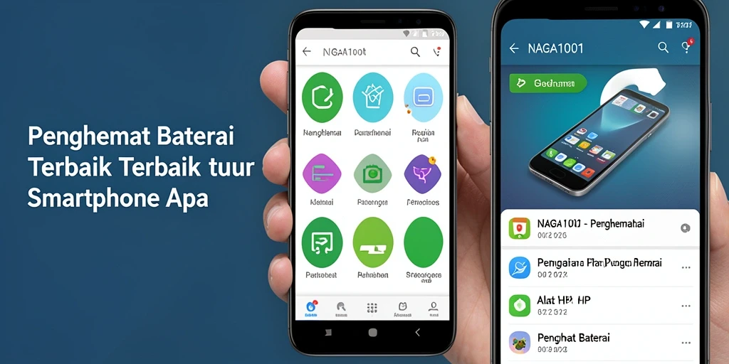 Tampilan antarmuka NAGA1001 untuk penghemat baterai yang efisien.