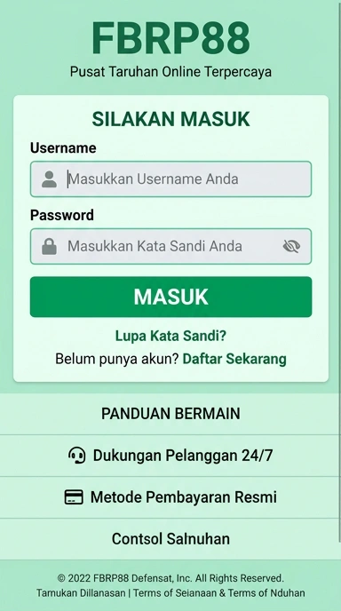 Masuk Akun fbrp88 untuk Pengguna Android Indonesia